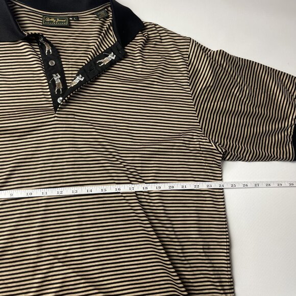 Bobby Jones Polo Shirt Mens Large Short Sleeve Golf Made in Italy - Picture 8 of 13